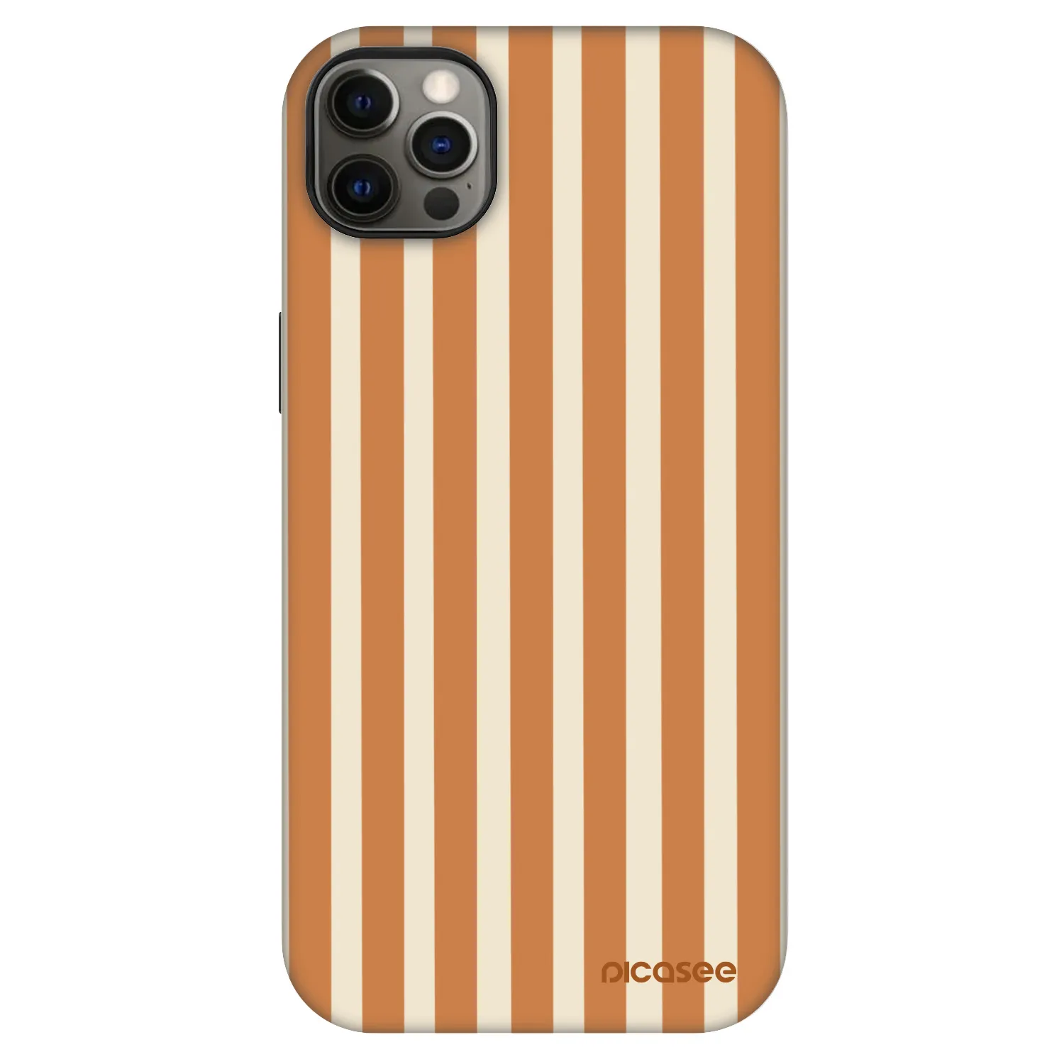 Picasee Fashion Case MagSafe za Apple iPhone 12 Pro Max - Orange lines