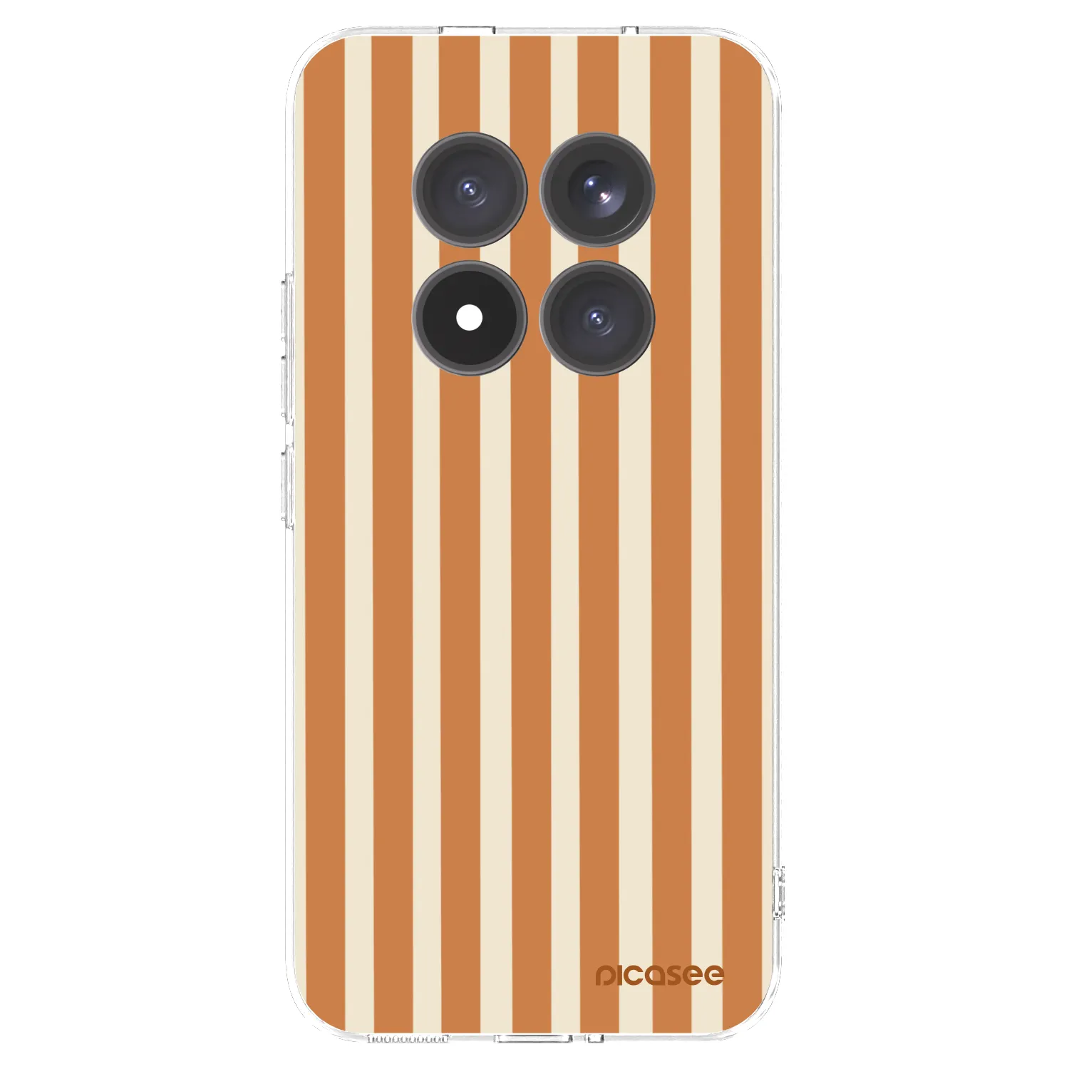 Picasee silikonski prozorni ovitek za Xiaomi Redmi Note 15 Pro+ - Orange lines