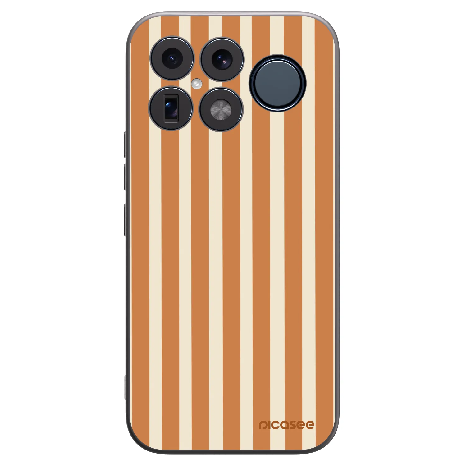 Picasee silikonski črni ovitek za Xiaomi Poco F8 Ultra - Orange lines