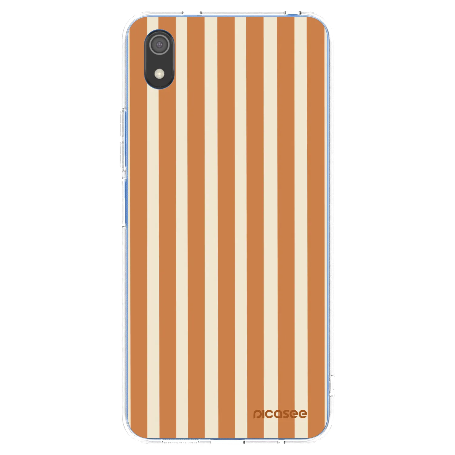 Picasee silikonski prozorni ovitek za Xiaomi Redmi 7A - Orange lines