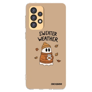 Picasee silikonski prozorni ovitek za Samsung Galaxy A33 5G A336 - Sweater ghost