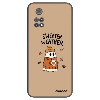 Picasee silikonski črni ovitek za Xiaomi Poco M4 Pro - Sweater ghost