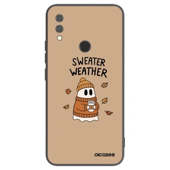 Picasee silikonski črni ovitek za Xiaomi Redmi Note 7 - Sweater ghost