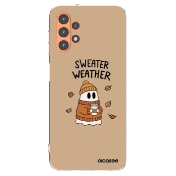 Picasee silikonski prozorni ovitek za Samsung Galaxy A13 5G - Sweater ghost