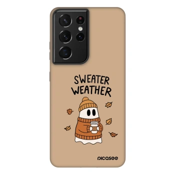 Ovitek za Samsung Galaxy S21 Ultra 5G G998B - Sweater ghost