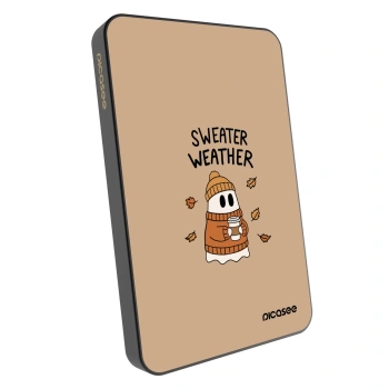 Prenosna baterija z MagSafe 5 000 mAh Siva - Sweater ghost