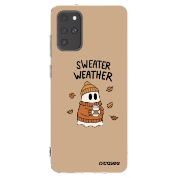 Picasee silikonski prozorni ovitek za Samsung Galaxy S20+ G985F - Sweater ghost
