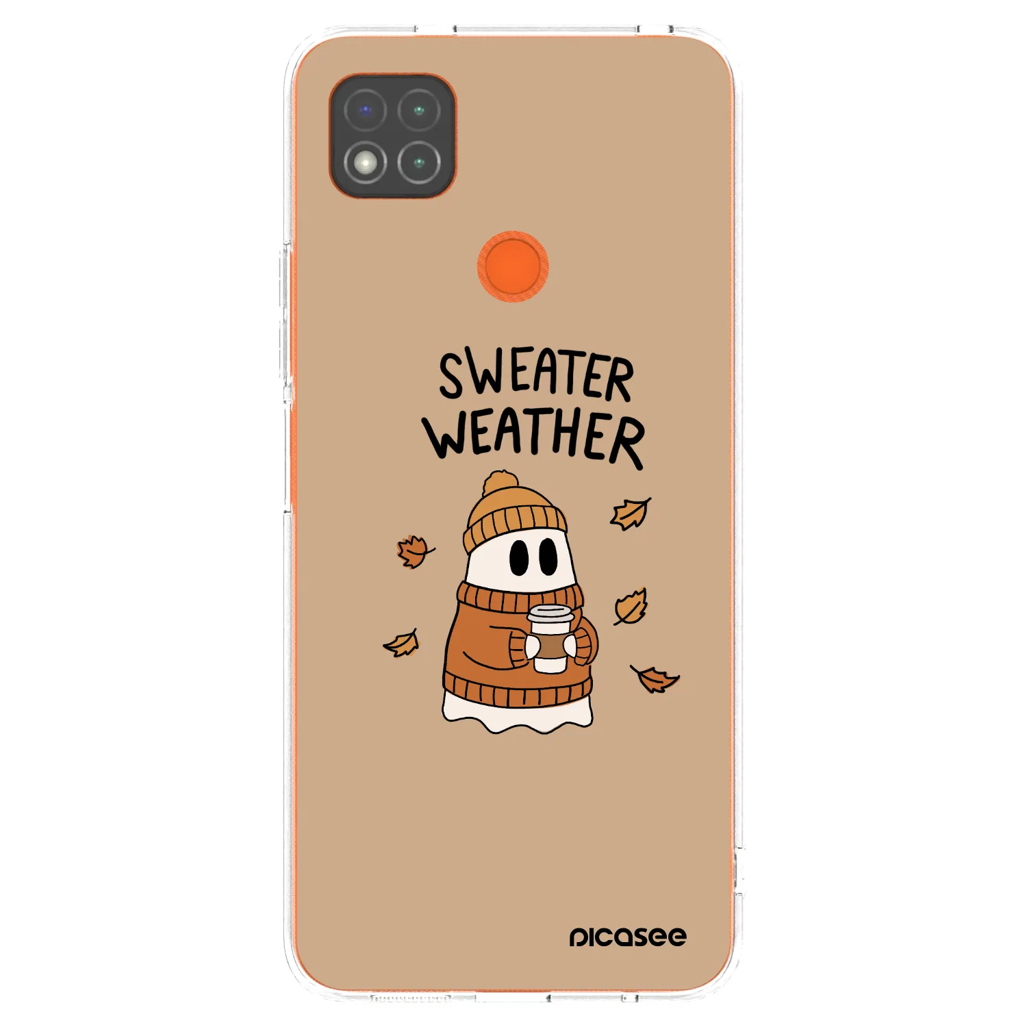Picasee silikonski prozorni ovitek za Xiaomi Redmi 9C - Sweater ghost