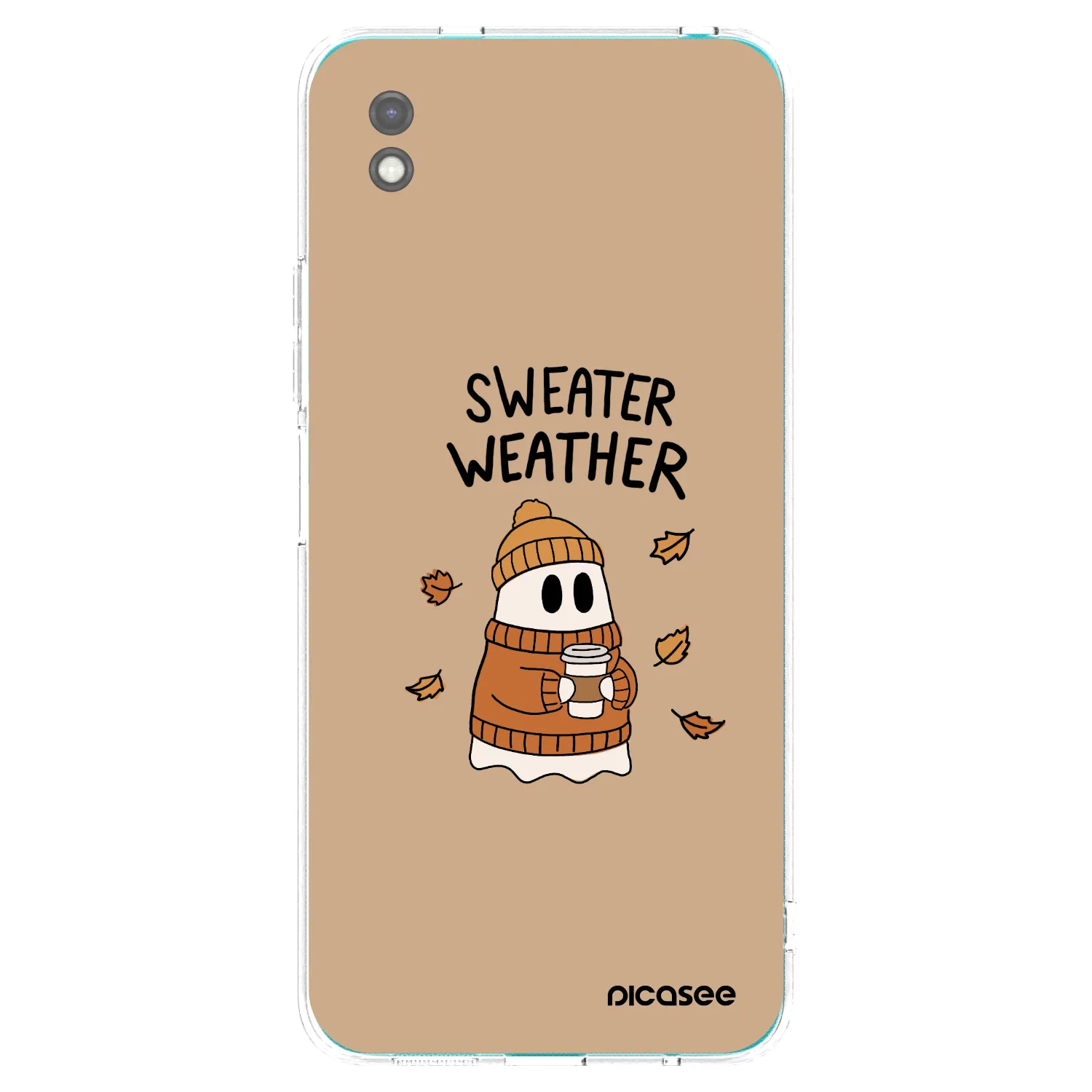 Picasee silikonski črni ovitek za Xiaomi Redmi 9A - Sweater ghost