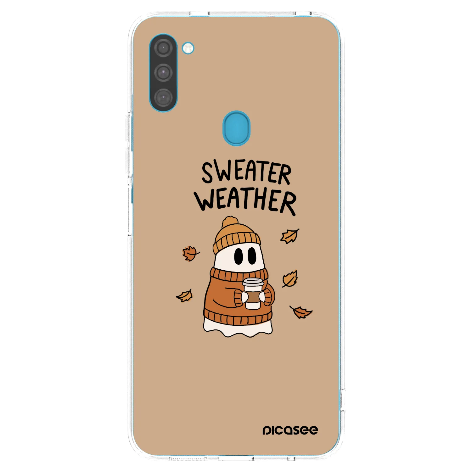 Picasee silikonski prozorni ovitek za Samsung Galaxy M11 - Sweater ghost