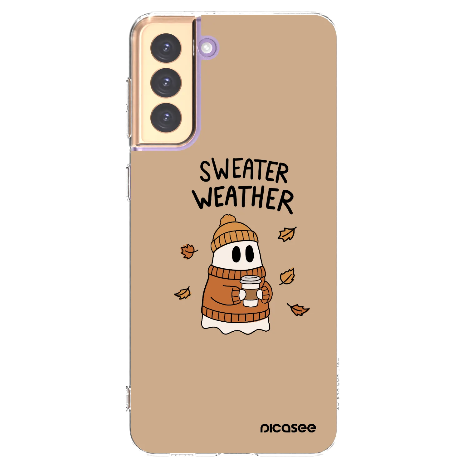 Picasee silikonski prozorni ovitek za Samsung Galaxy S21+ 5G G996F - Sweater ghost