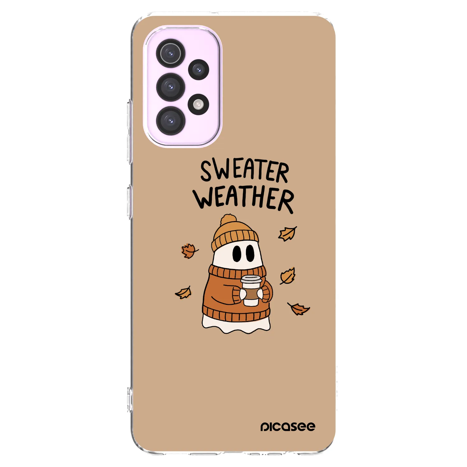 Picasee silikonski prozorni ovitek za Samsung Galaxy A32 5G A326B - Sweater ghost