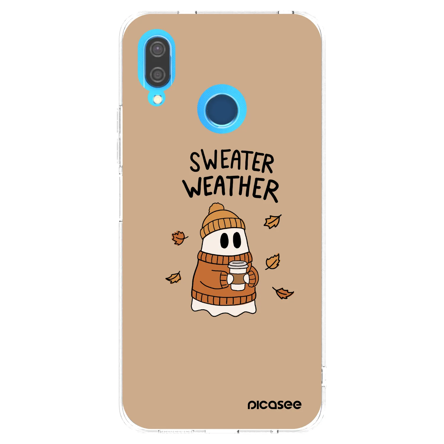 Picasee silikonski prozorni ovitek za Huawei P20 Lite - Sweater ghost