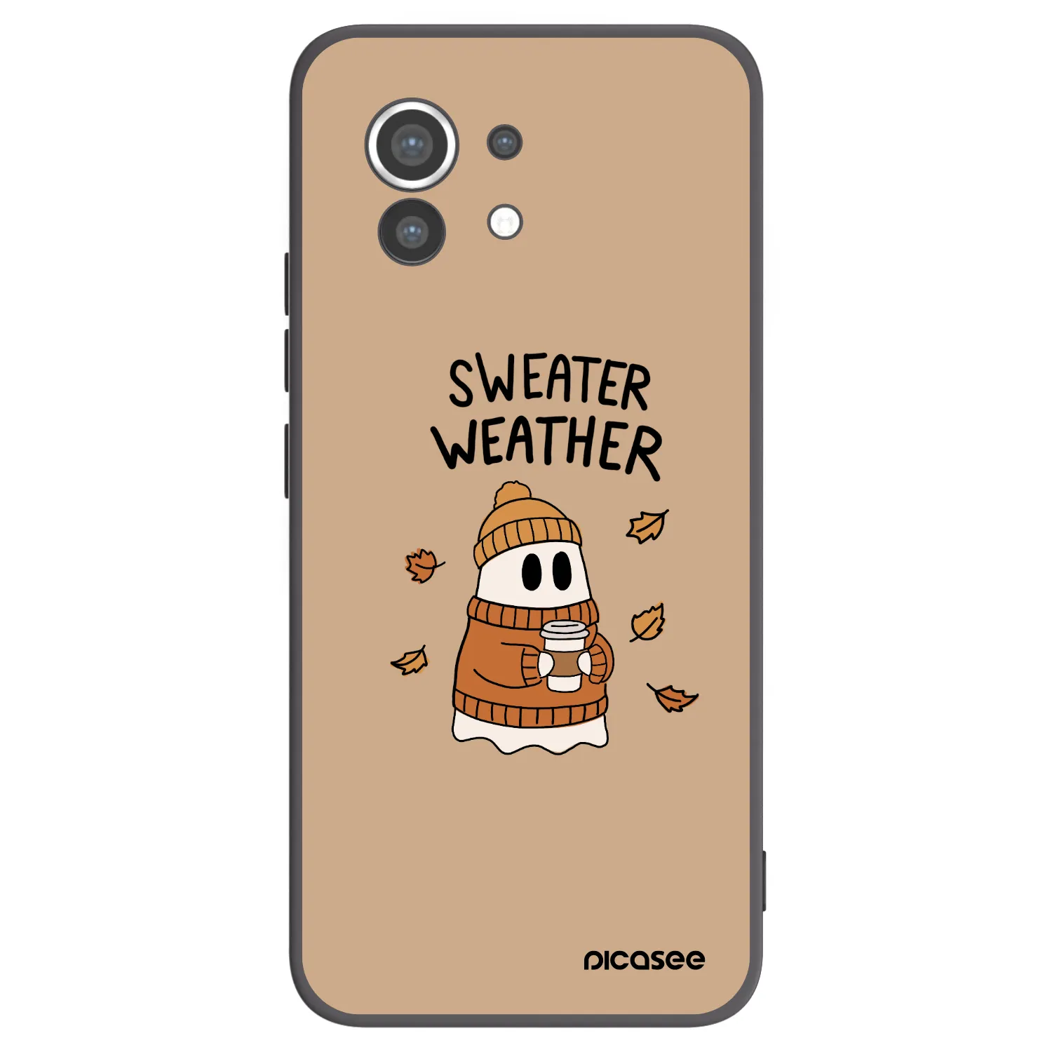 Picasee silikonski črni ovitek za Xiaomi Mi 11 - Sweater ghost