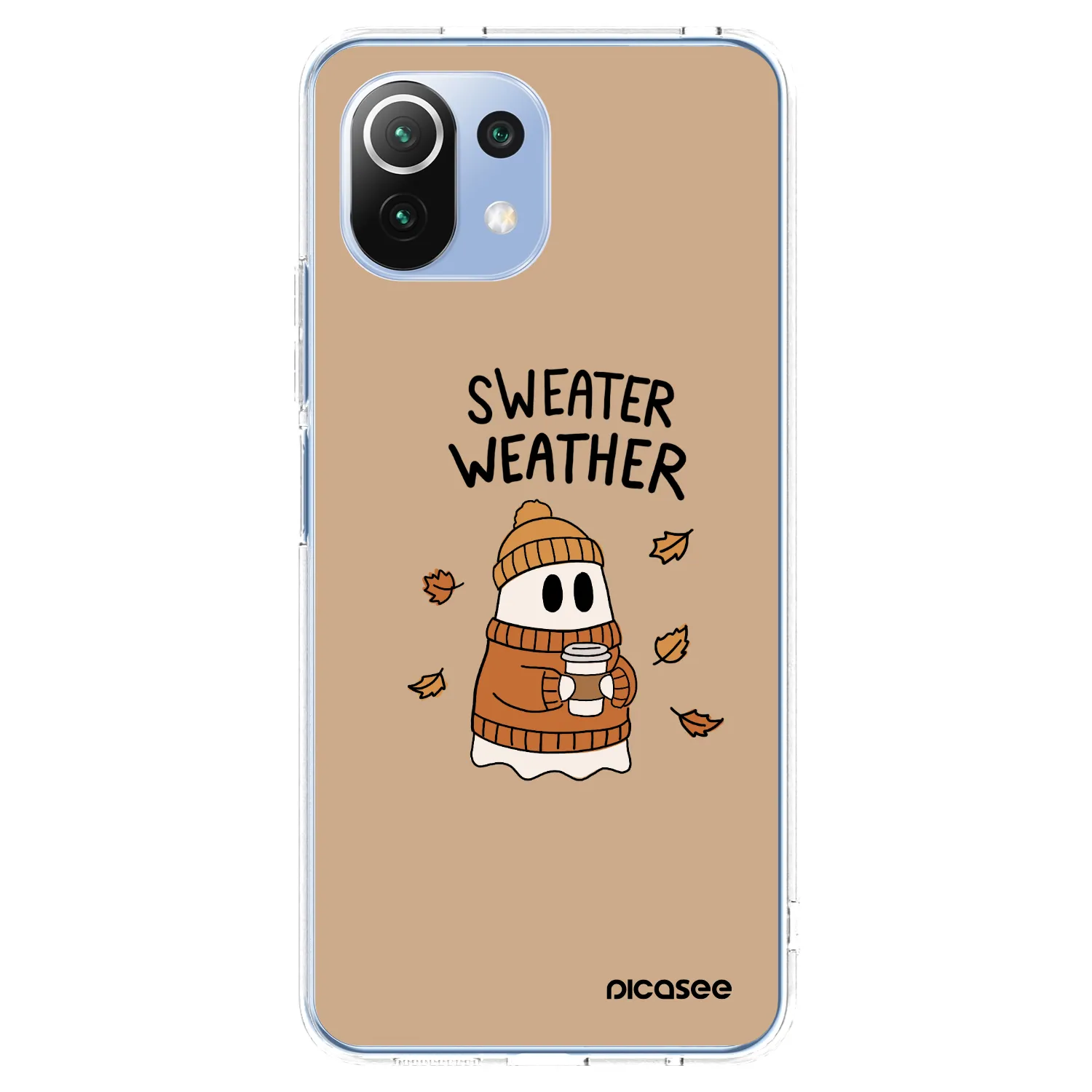 Picasee silikonski prozorni ovitek za Xiaomi Mi 11 Lite - Sweater ghost