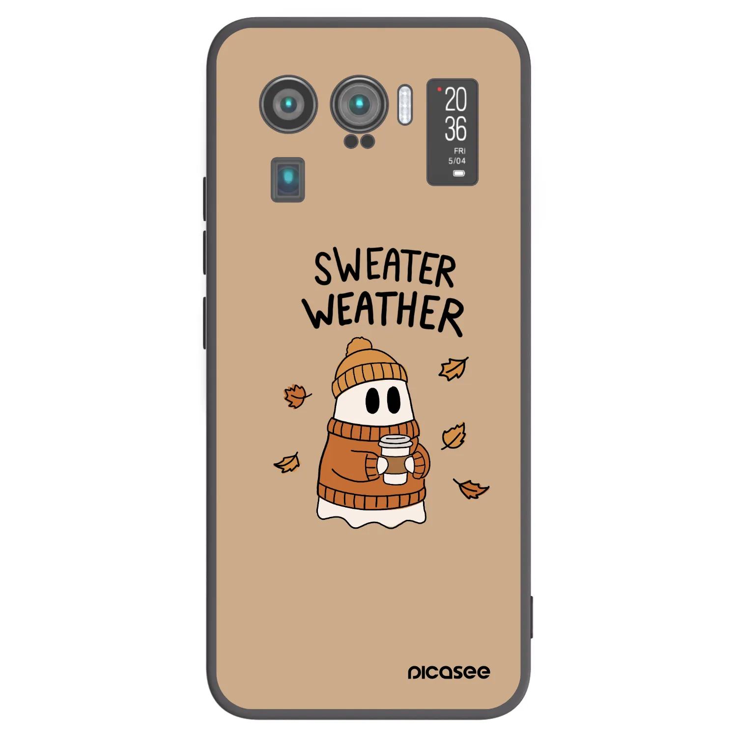 Picasee silikonski črni ovitek za Xiaomi Mi 11 Ultra - Sweater ghost