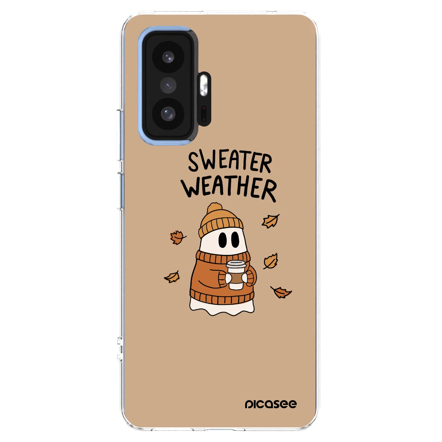 Picasee silikonski prozorni ovitek za Xiaomi 11T - Sweater ghost