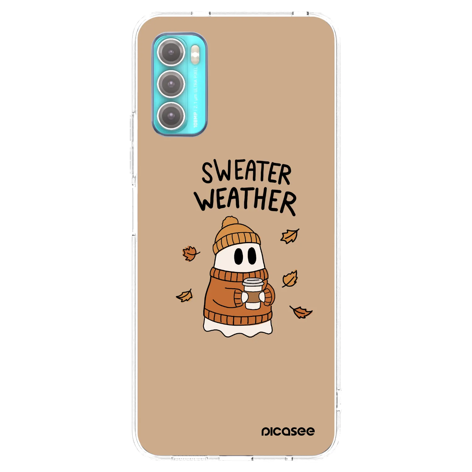 Picasee silikonski prozorni ovitek za Motorola Moto G60 - Sweater ghost