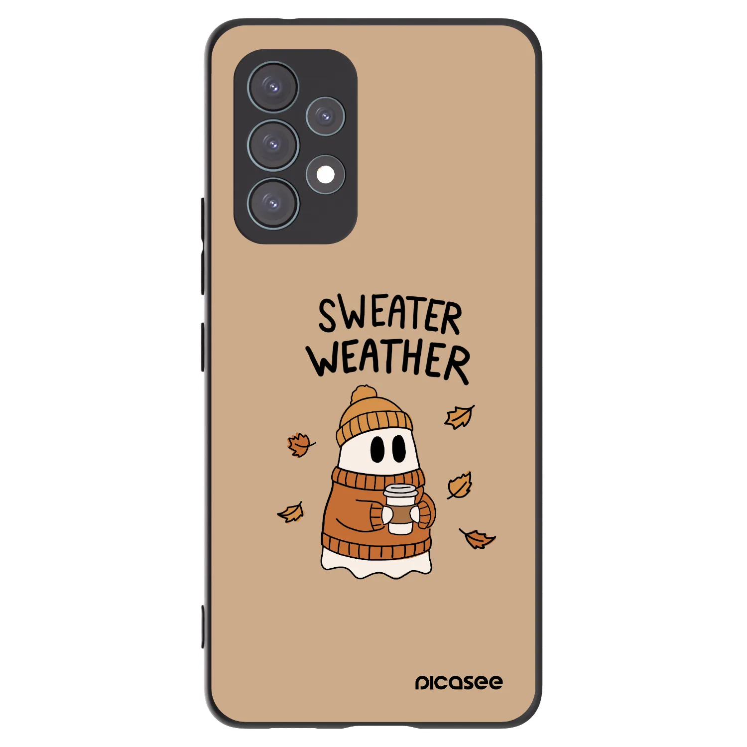 Picasee silikonski črni ovitek za Samsung Galaxy A53 5G A536 - Sweater ghost