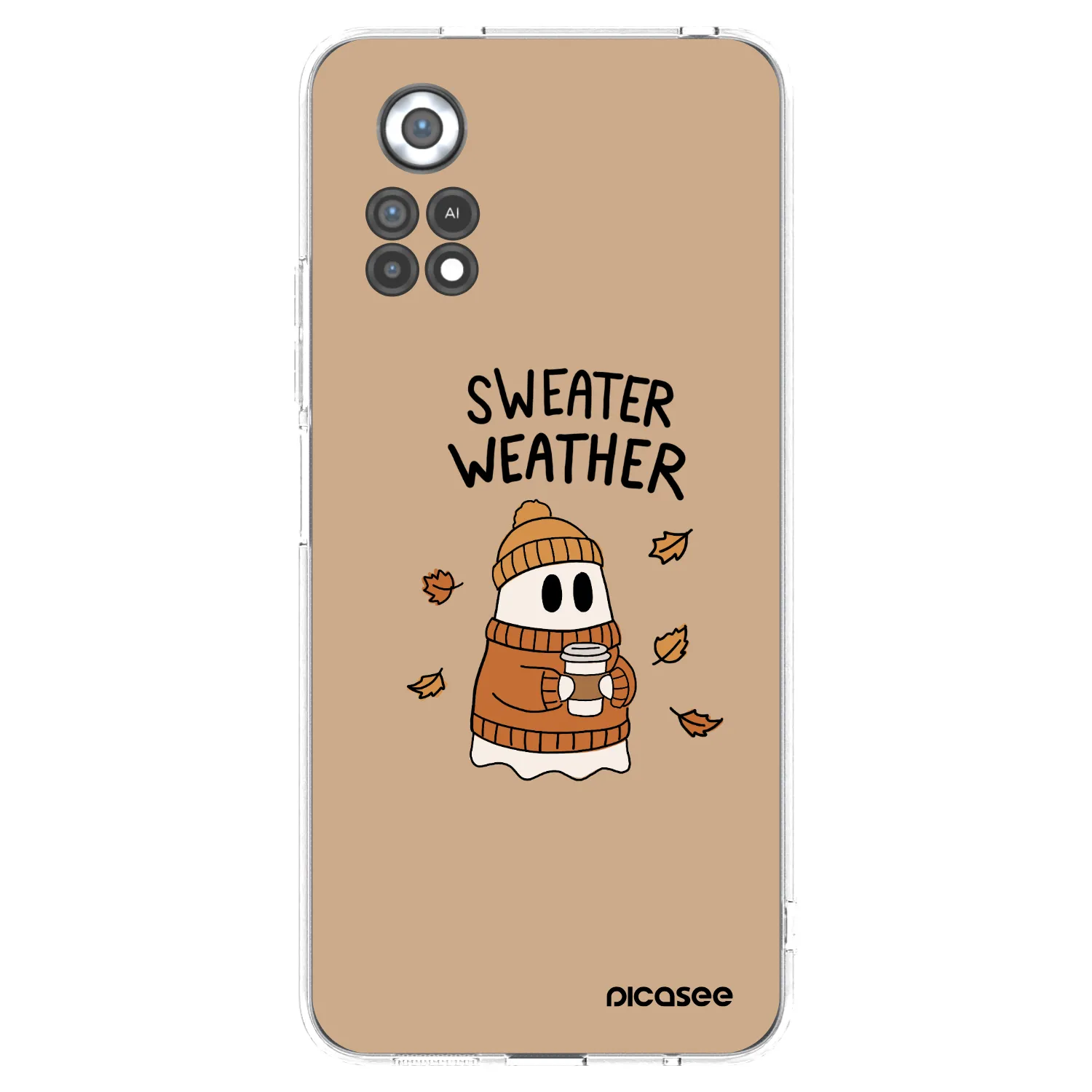 Picasee silikonski prozorni ovitek za Xiaomi Poco X4 Pro 5G - Sweater ghost
