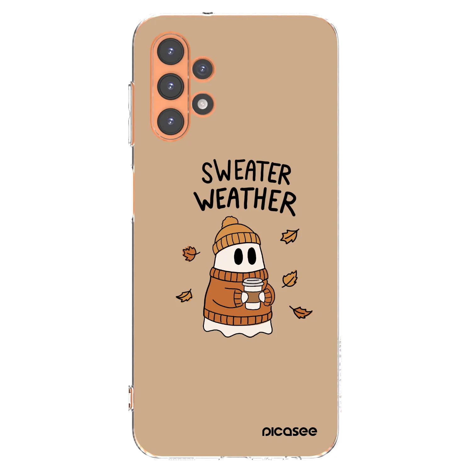 Picasee silikonski prozorni ovitek za Samsung Galaxy A13 4G A135 - Sweater ghost
