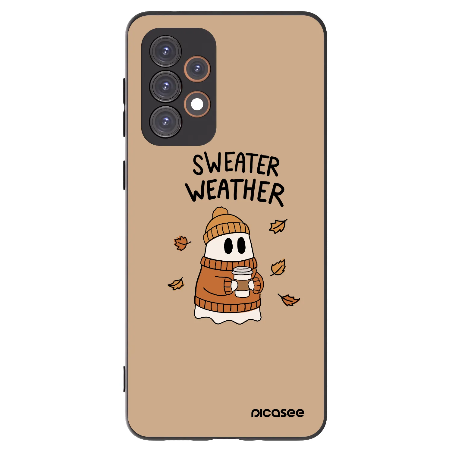 Picasee silikonski črni ovitek za Samsung Galaxy A33 5G A336 - Sweater ghost