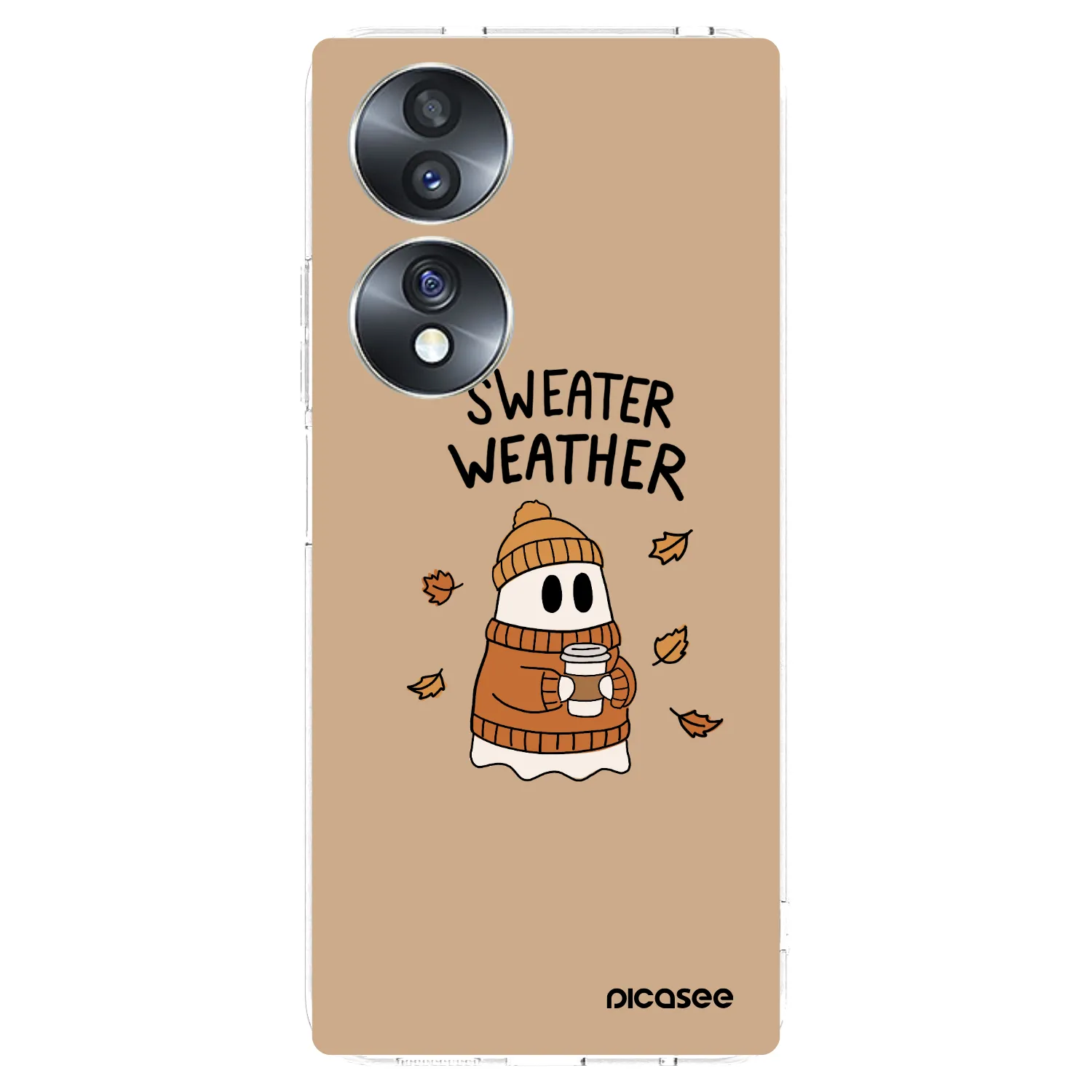 Picasee silikonski prozorni ovitek za Honor 70 - Sweater ghost