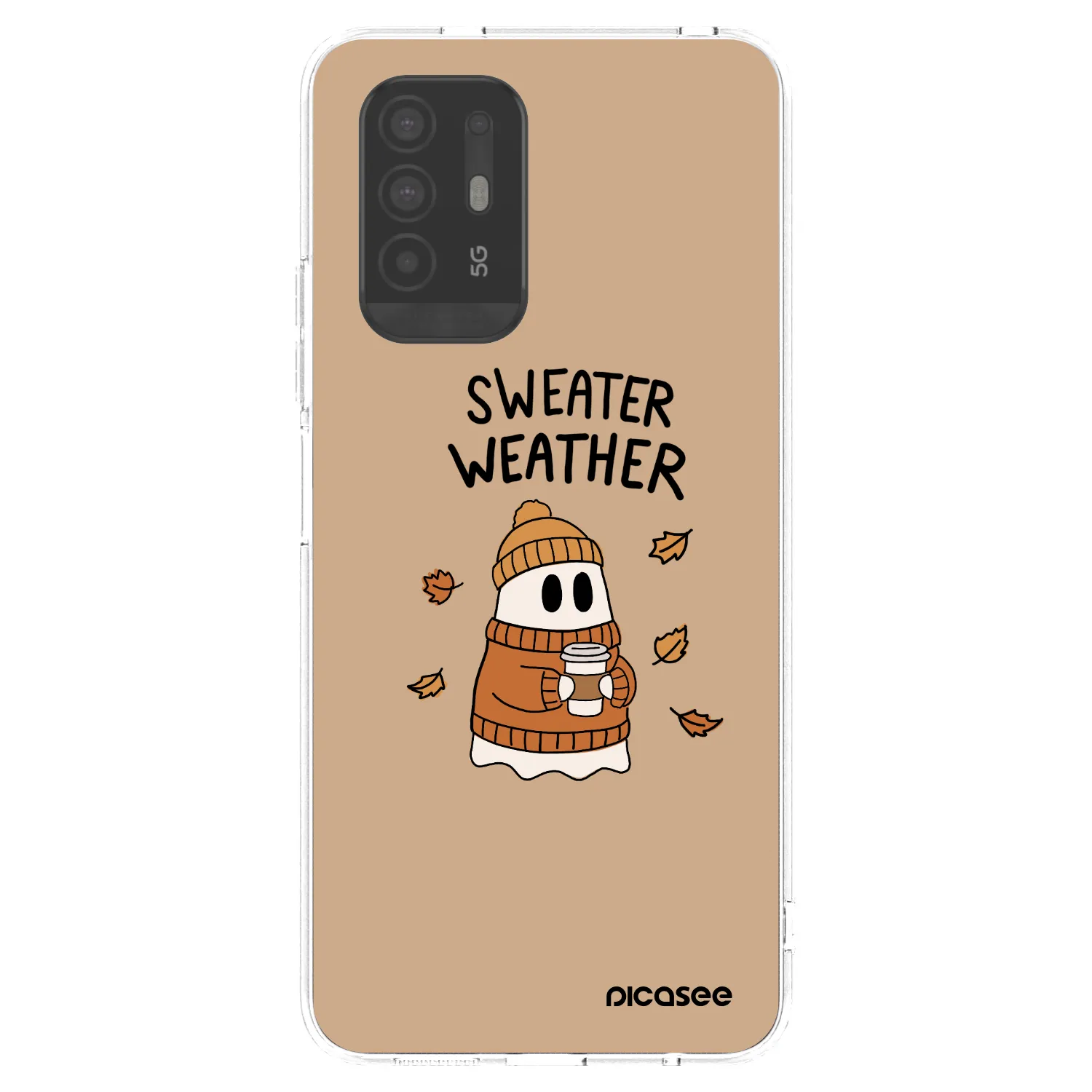 Picasee silikonski prozorni ovitek za OPPO A94 5G - Sweater ghost