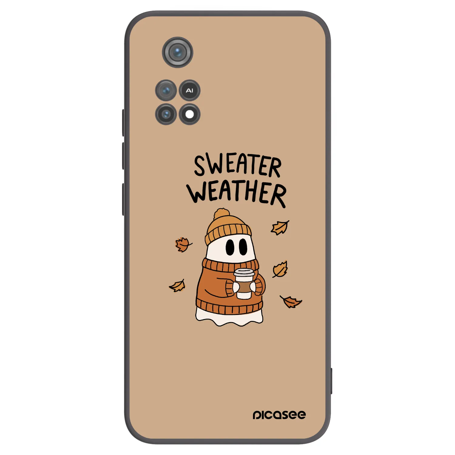 Picasee silikonski črni ovitek za Xiaomi Poco M4 Pro - Sweater ghost