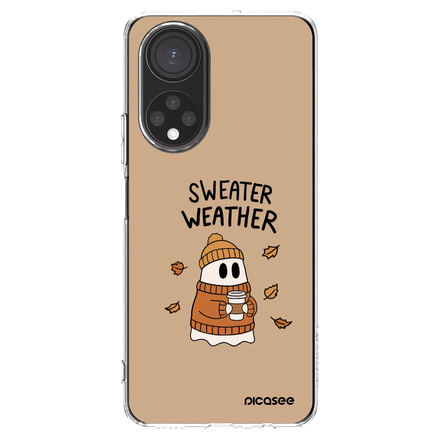 Picasee silikonski prozorni ovitek za Honor X7 - Sweater ghost