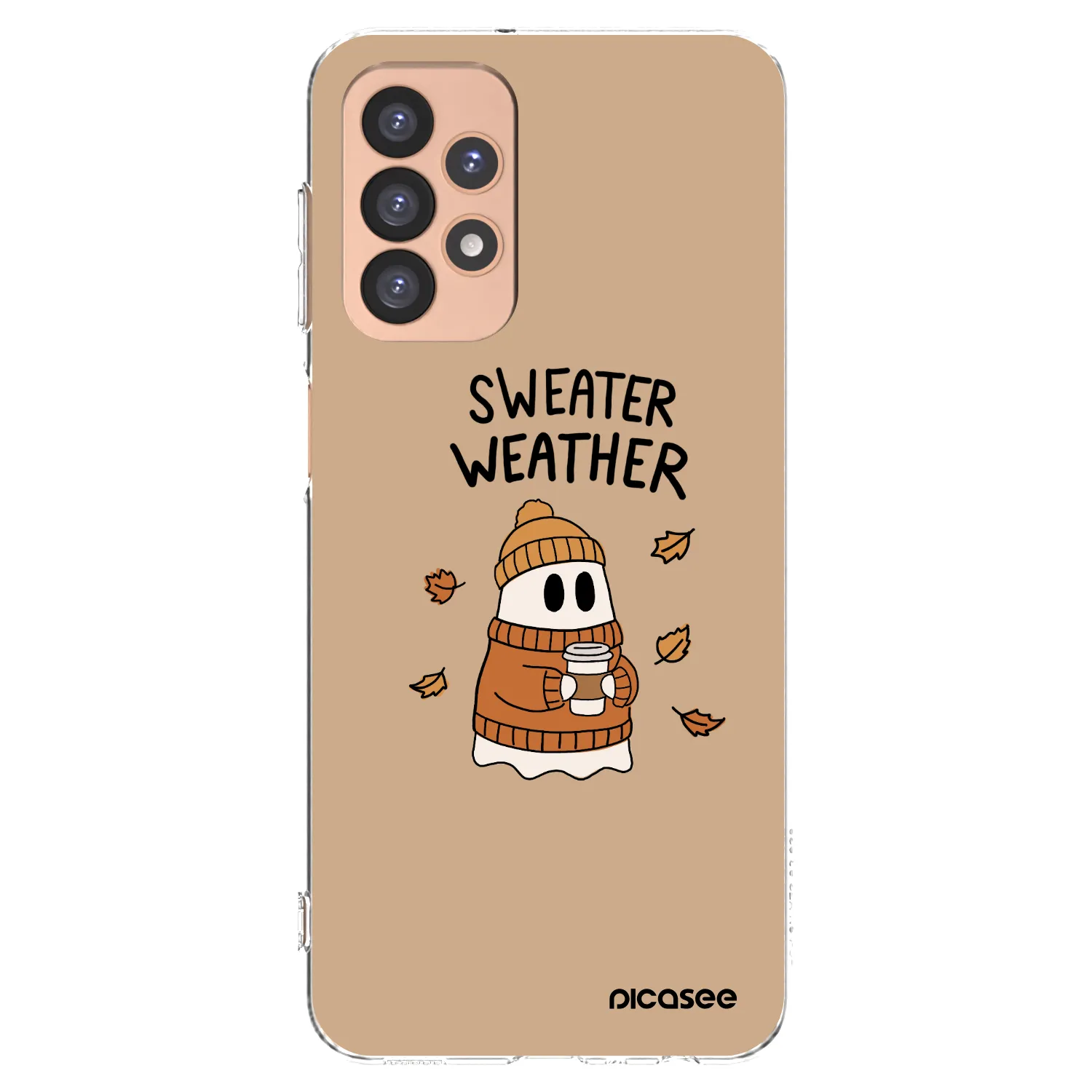 Picasee silikonski prozorni ovitek za Samsung Galaxy A23 A236B 5G - Sweater ghost