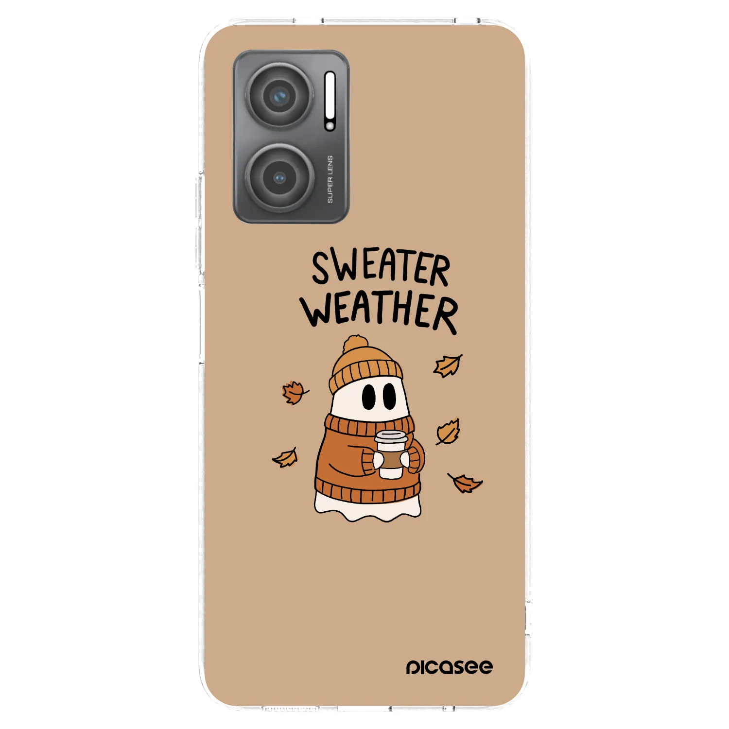 Picasee silikonski prozorni ovitek za Xiaomi Redmi 10 5G - Sweater ghost