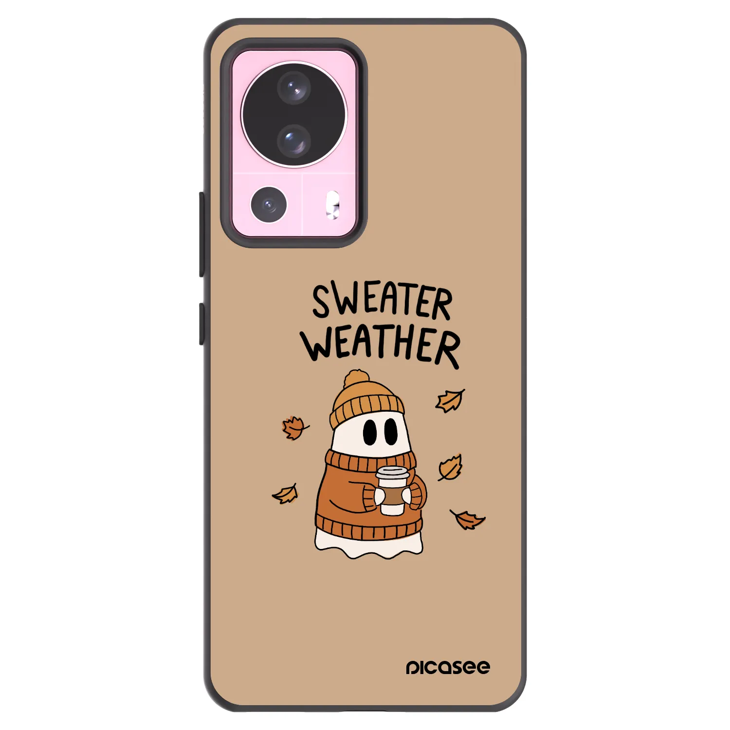 Picasee silikonski črni ovitek za Xiaomi 13 Lite - Sweater ghost