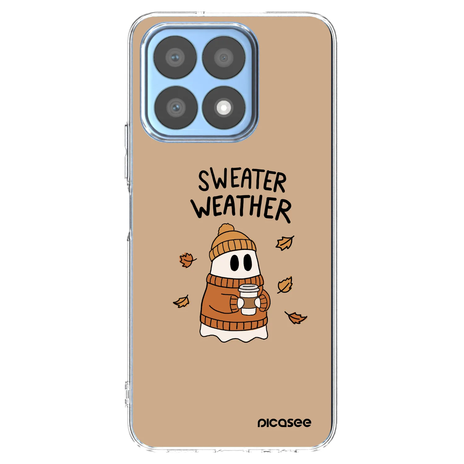 Picasee silikonski prozorni ovitek za Honor X8a - Sweater ghost