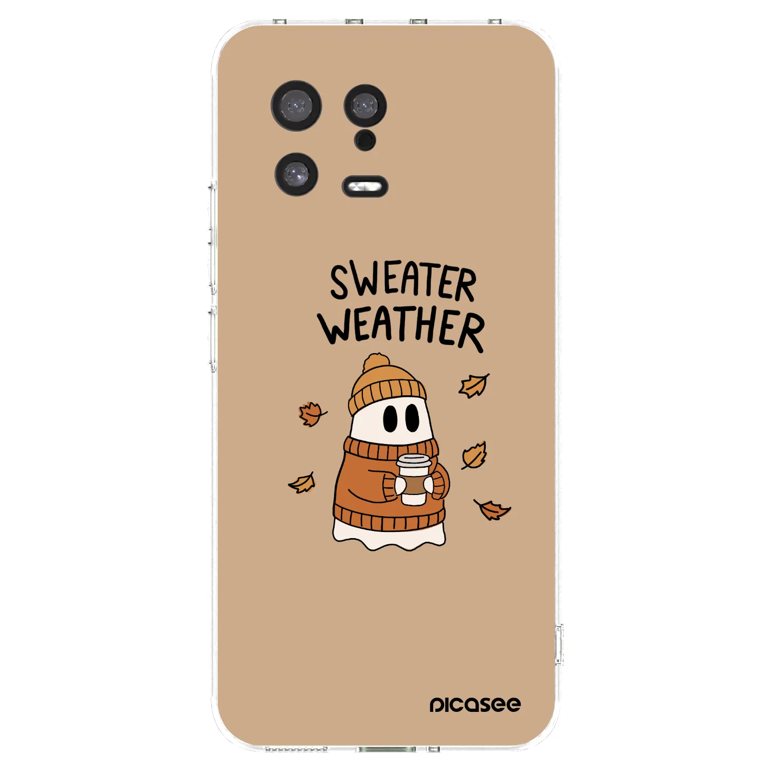 Picasee silikonski prozorni ovitek za Xiaomi 13 - Sweater ghost