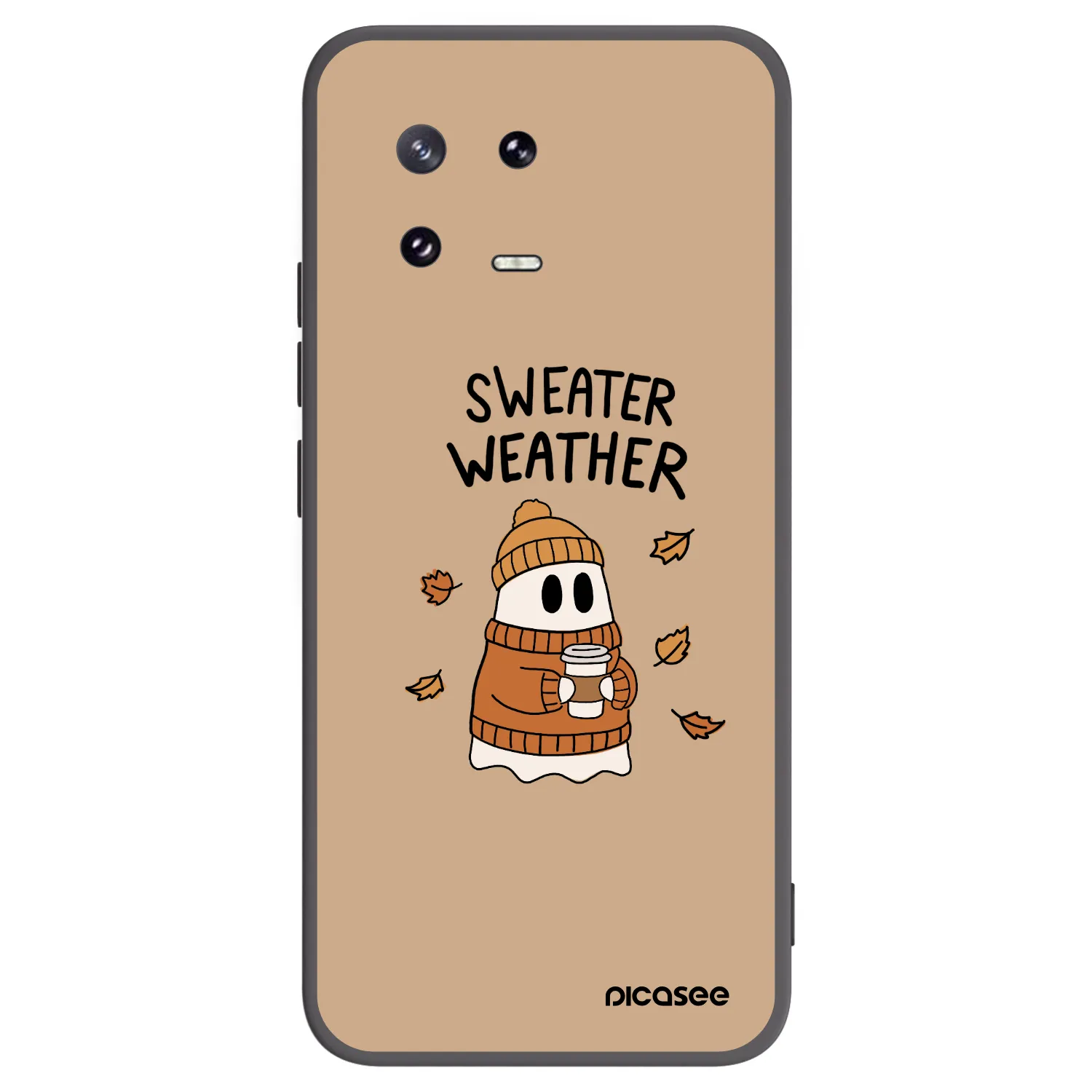 Picasee silikonski črni ovitek za Xiaomi 13 Pro - Sweater ghost