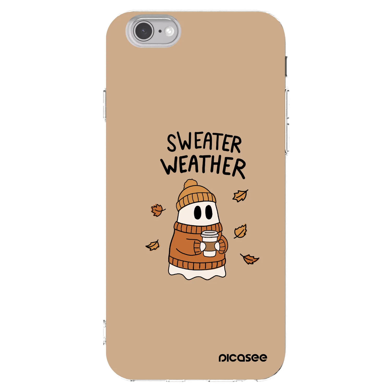 Picasee silikonski prozorni ovitek za Apple iPhone 6/6S - Sweater ghost