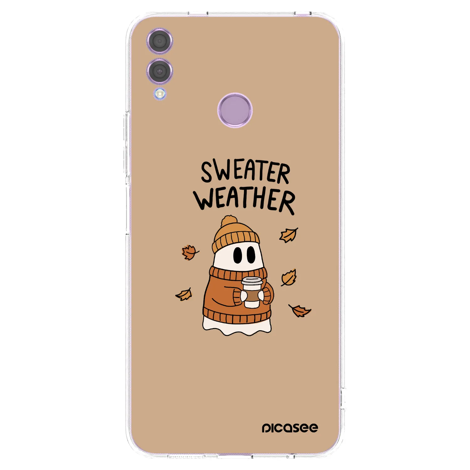 Picasee silikonski prozorni ovitek za Honor 8X - Sweater ghost