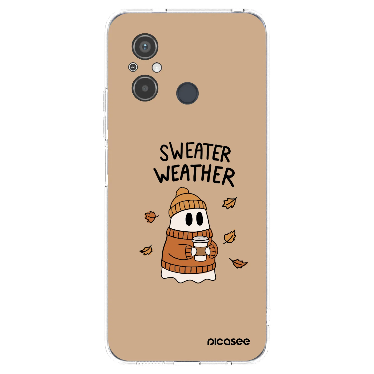 Picasee silikonski prozorni ovitek za Xiaomi Redmi 12C - Sweater ghost