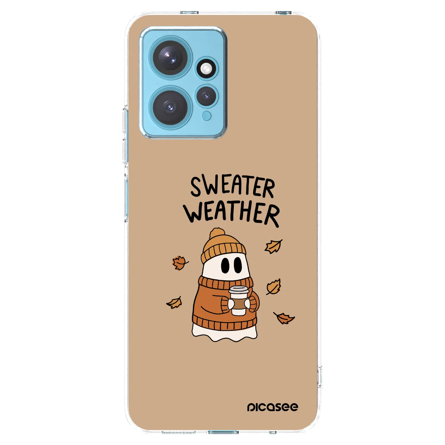 Picasee silikonski prozorni ovitek za Xiaomi Redmi Note 12 4G - Sweater ghost