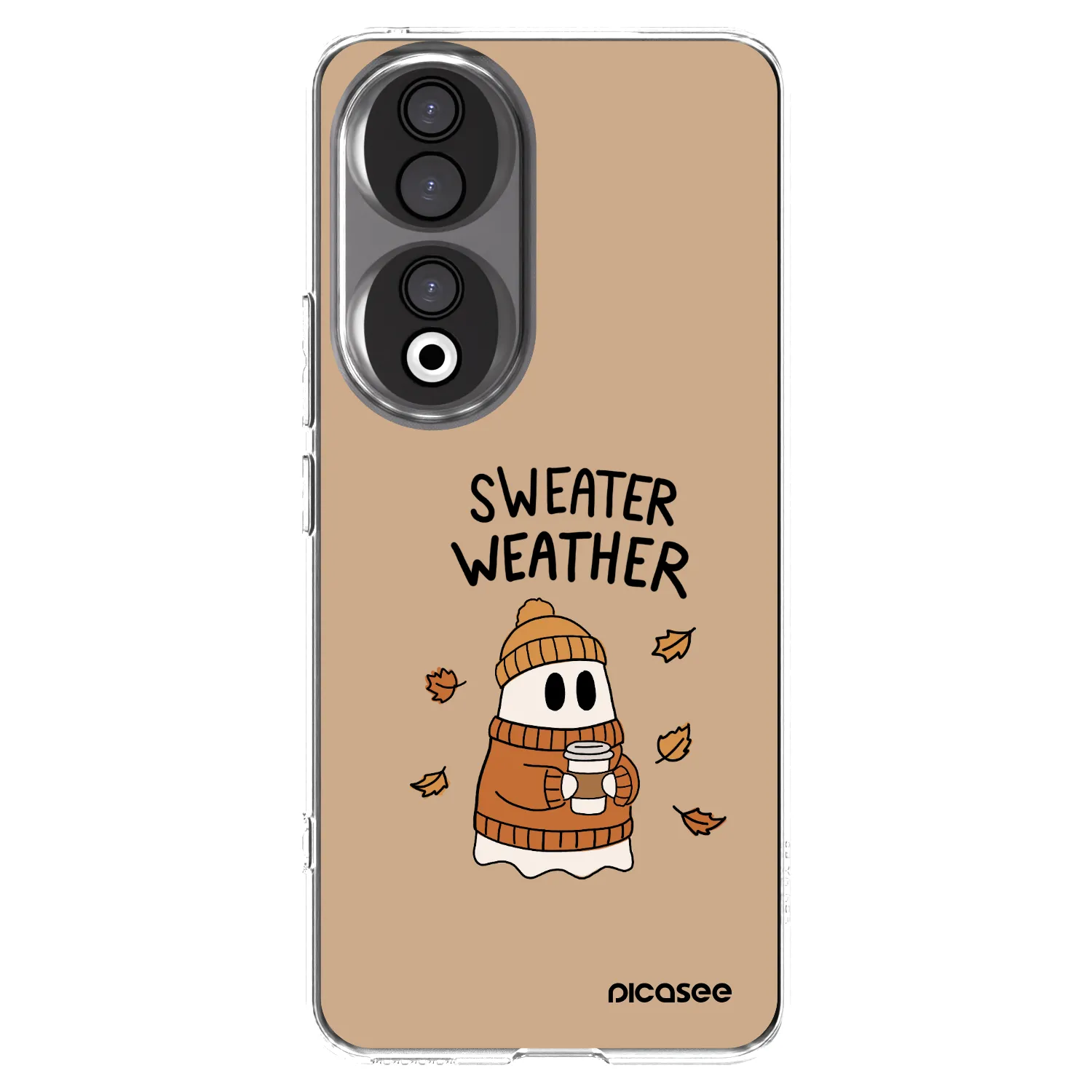 Picasee silikonski prozorni ovitek za Honor 90 5G - Sweater ghost