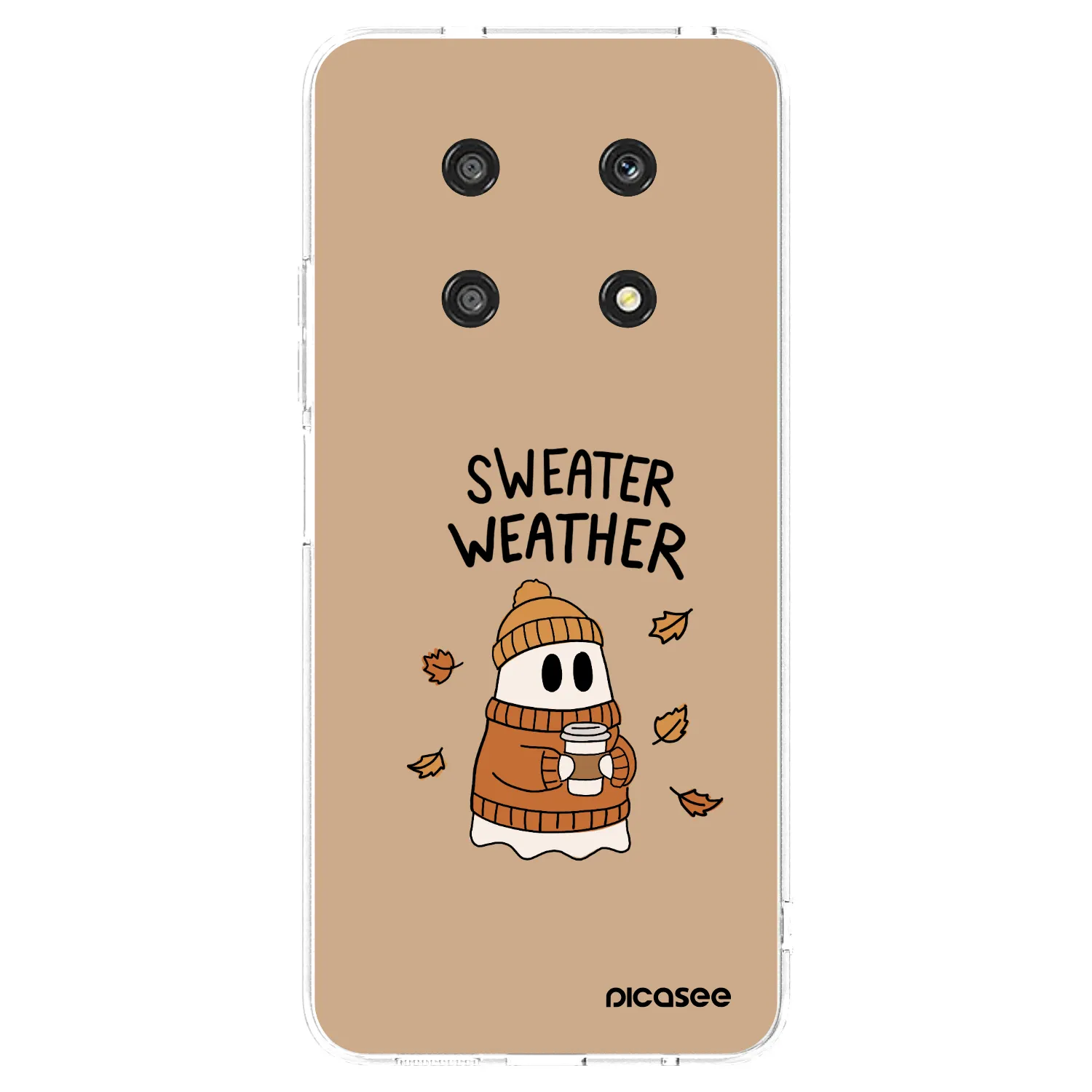 Picasee silikonski prozorni ovitek za Honor Magic4 Lite 5G - Sweater ghost