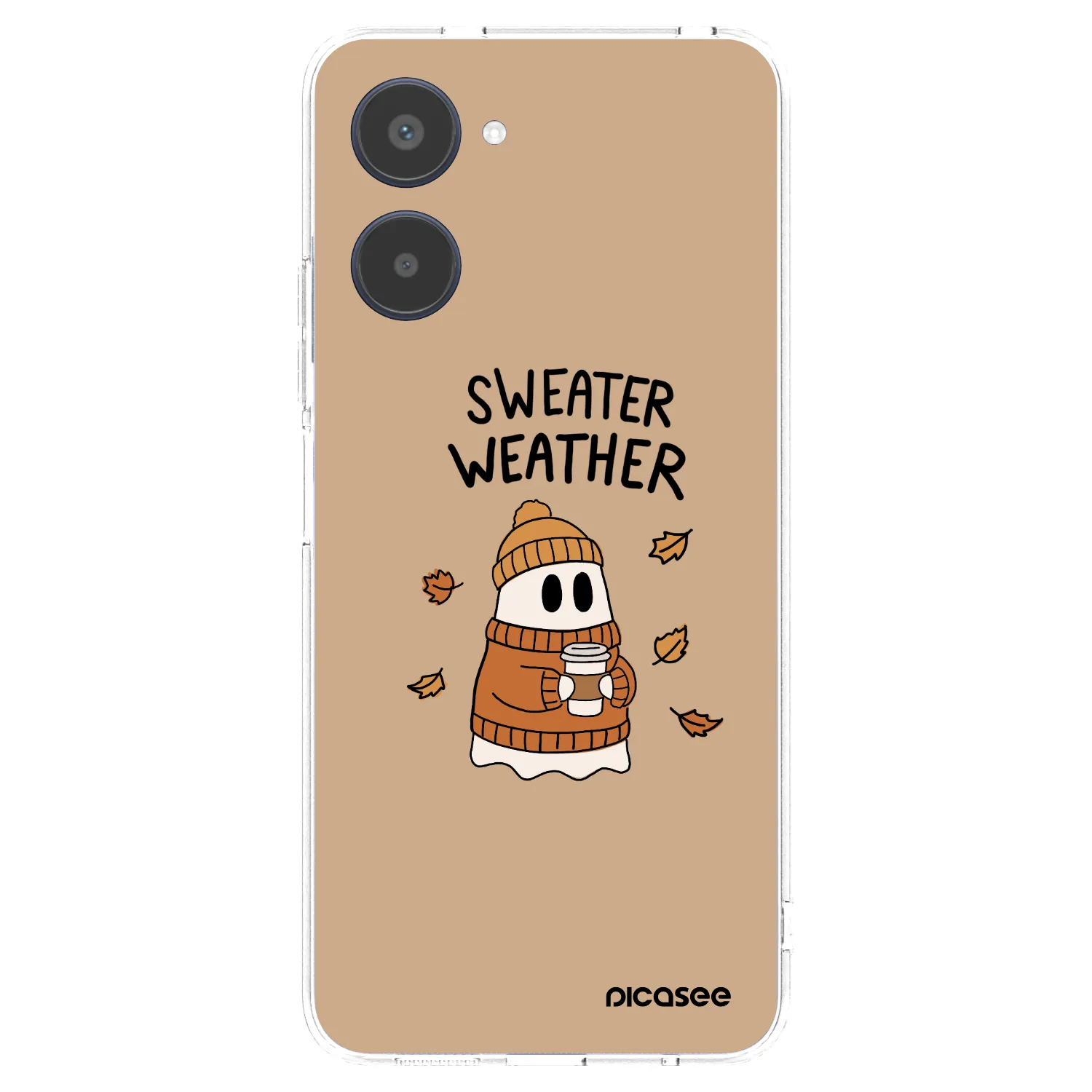 Picasee silikonski prozorni ovitek za Realme 10 4G - Sweater ghost