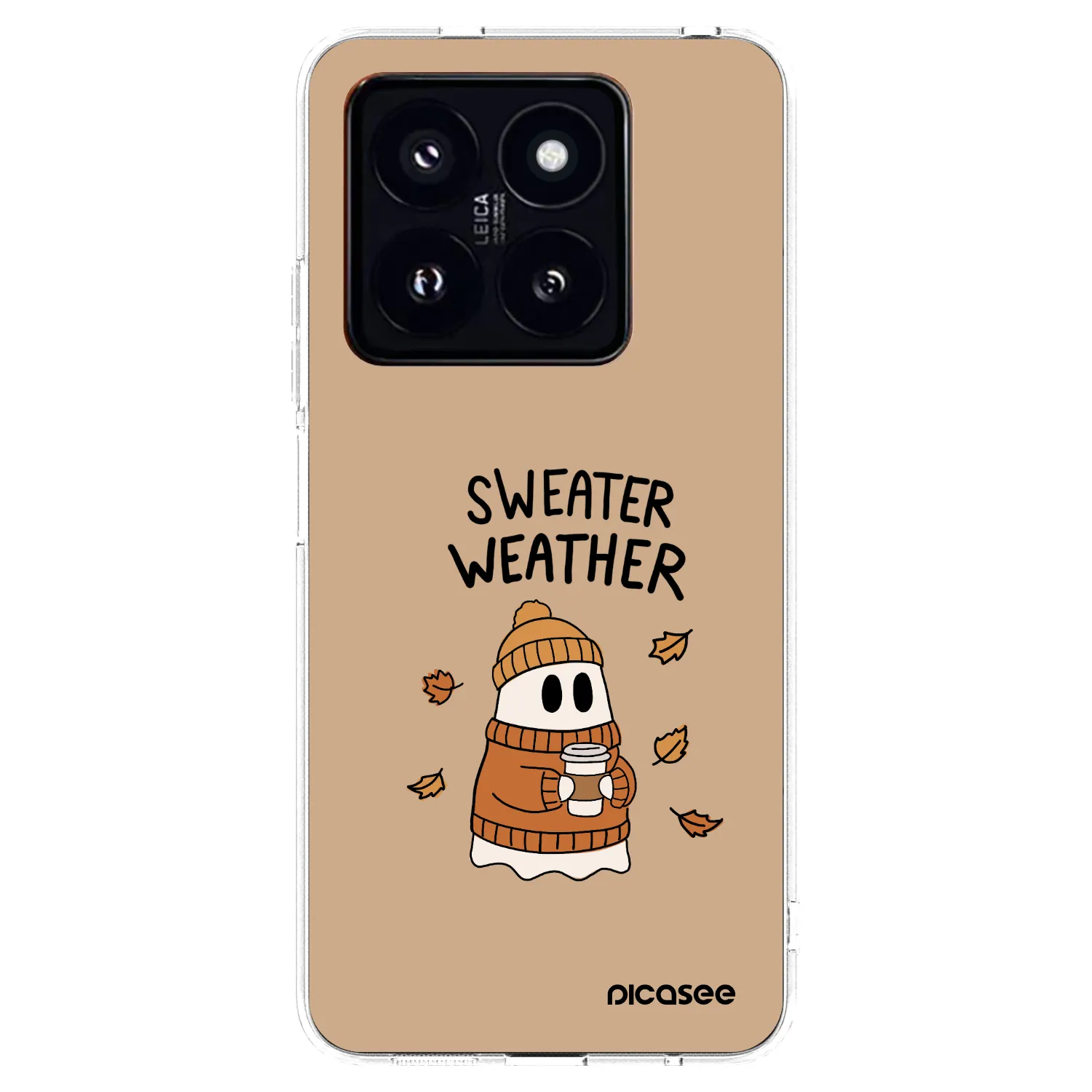 Picasee silikonski prozorni ovitek za Xiaomi 14 Pro - Sweater ghost