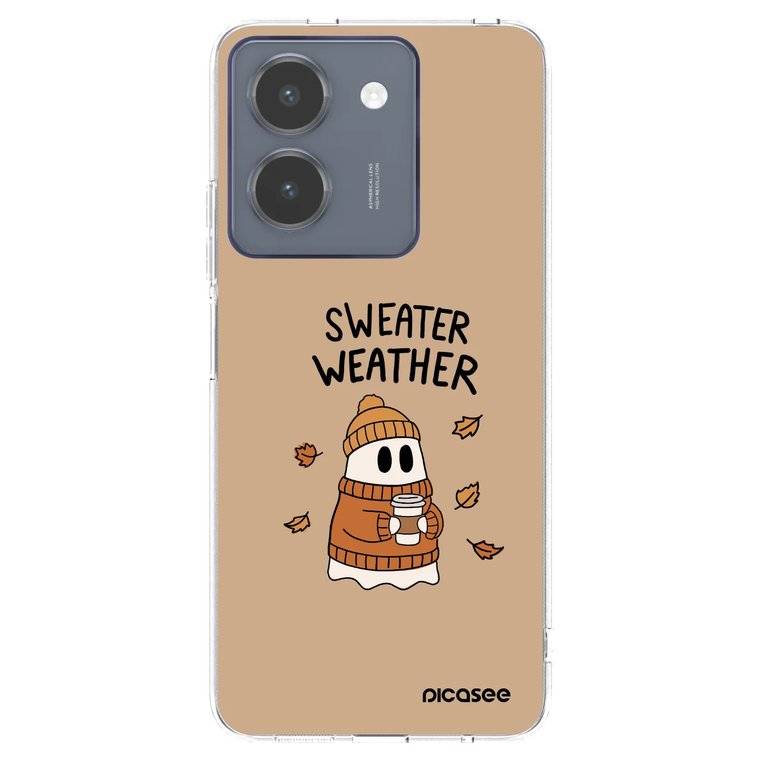 Picasee silikonski prozorni ovitek za Vivo Y36 4G - Sweater ghost
