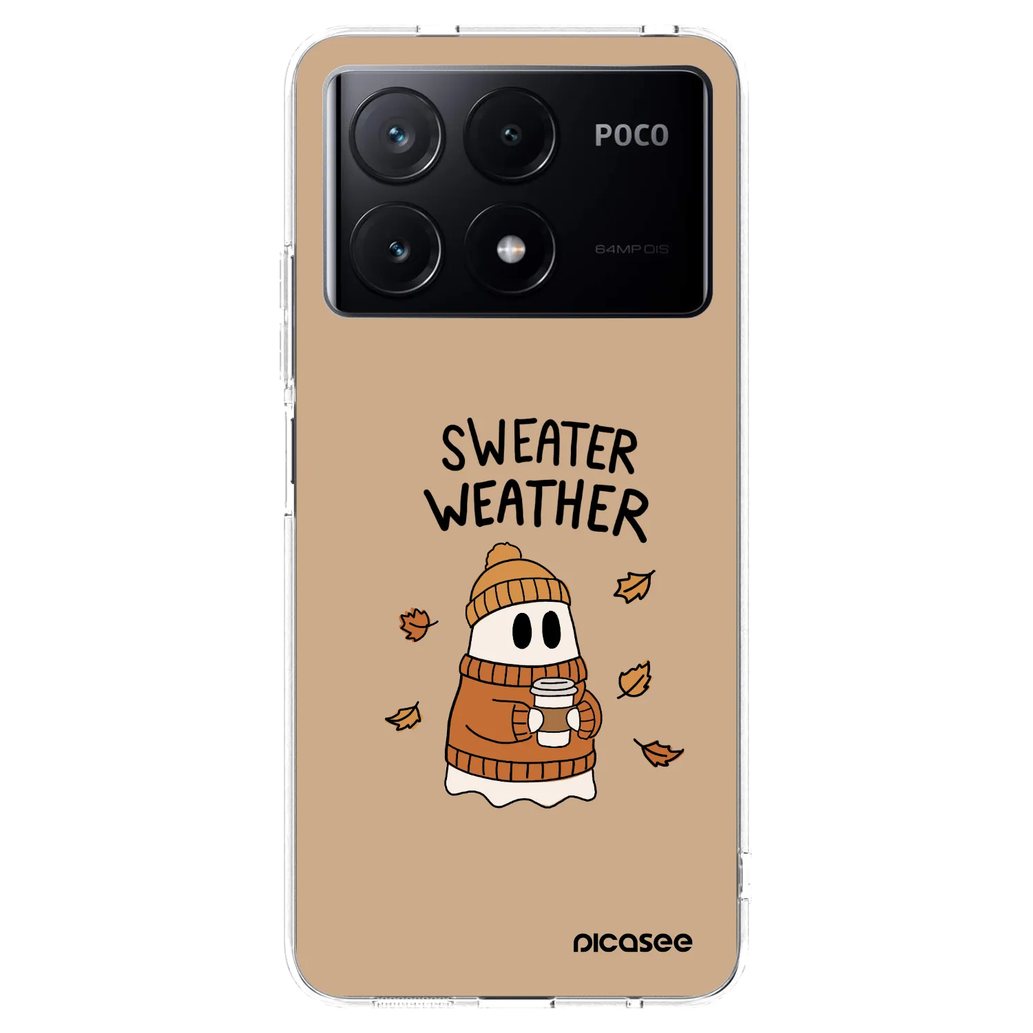 Picasee silikonski prozorni ovitek za Xiaomi Poco X6 Pro - Sweater ghost