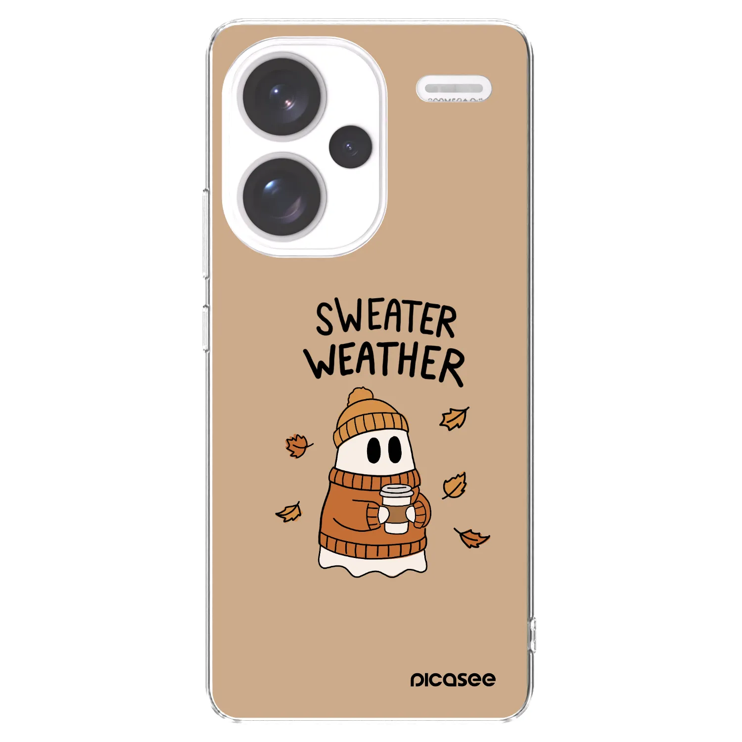 Picasee silikonski prozorni ovitek za Xiaomi Redmi Note 13 Pro+ 5G - Sweater ghost