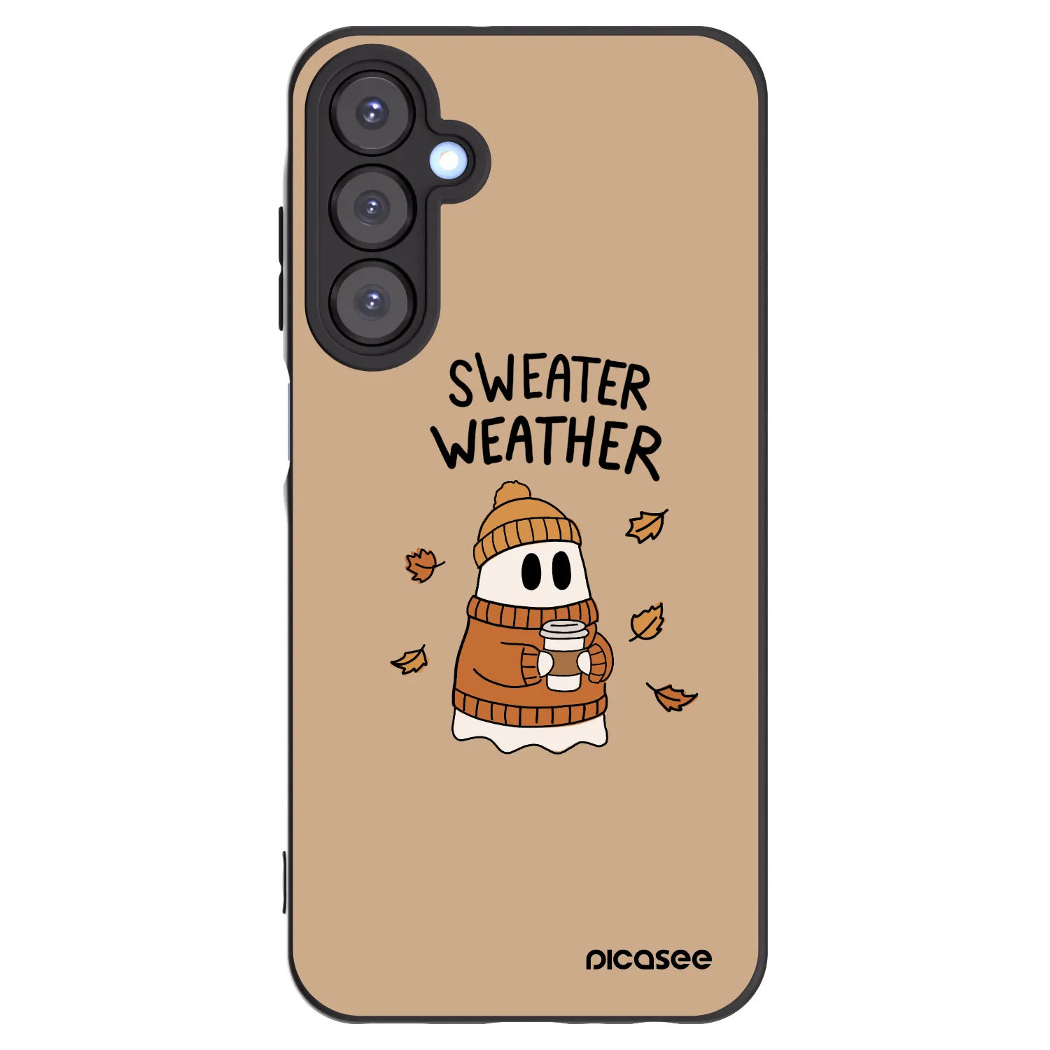 Picasee silikonski črni ovitek za Samsung Galaxy A25 A256B 5G - Sweater ghost