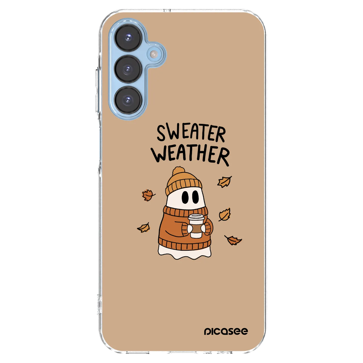 Picasee silikonski prozorni ovitek za Samsung Galaxy A15 A156B 5G - Sweater ghost