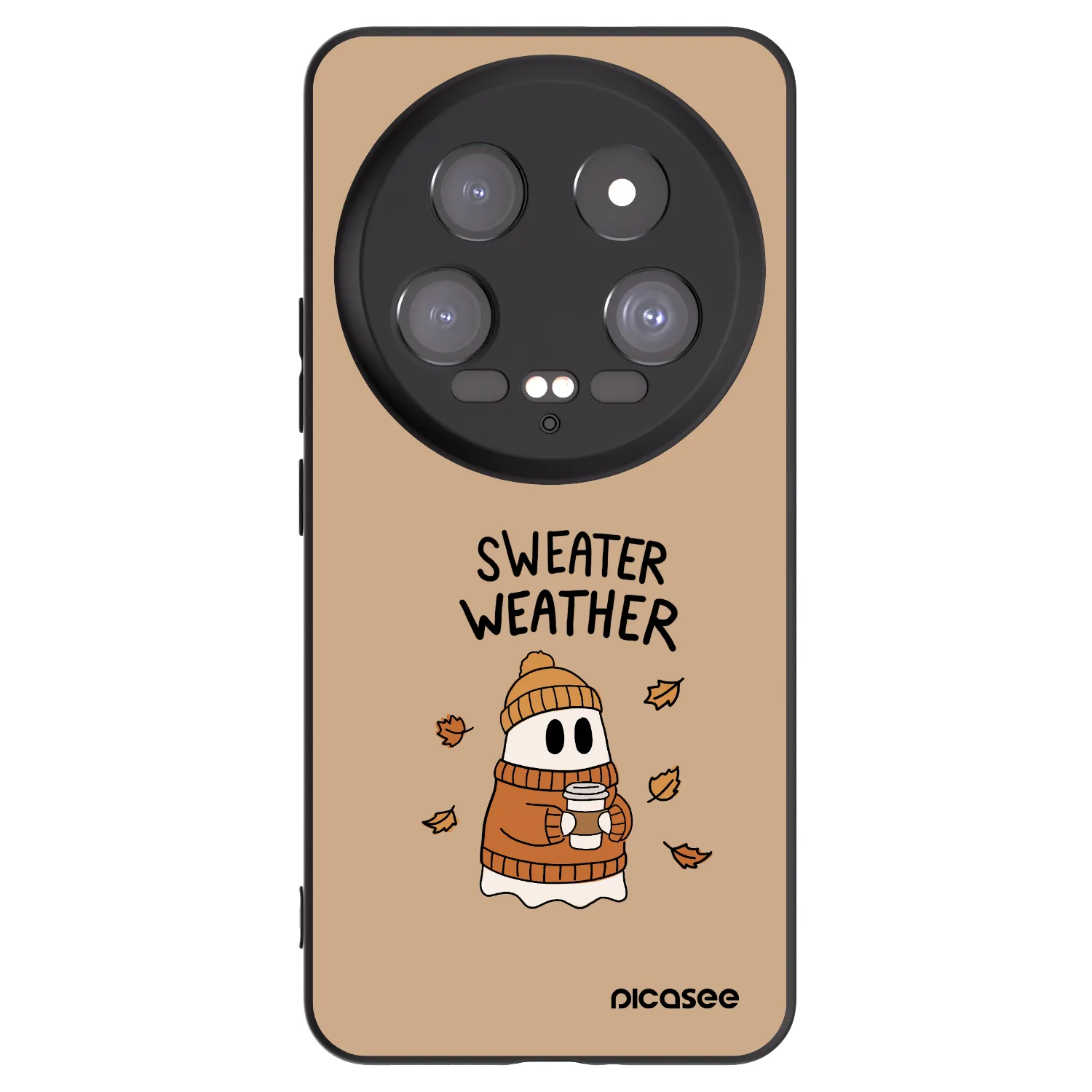 Picasee silikonski črni ovitek za Xiaomi 14 Ultra - Sweater ghost